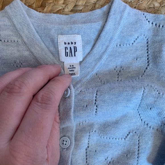 Baby Gap Cat Cardigan 3-6 Months - Picture 2 of 3